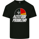 Altitude Problem Skydiving Freefall Funny Mens Cotton T-Shirt Tee Top Black