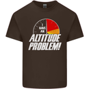 Altitude Problem Skydiving Freefall Funny Mens Cotton T-Shirt Tee Top Dark Chocolate