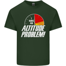 Altitude Problem Skydiving Freefall Funny Mens Cotton T-Shirt Tee Top Forest Green