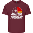 Altitude Problem Skydiving Freefall Funny Mens Cotton T-Shirt Tee Top Maroon