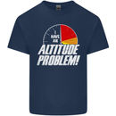 Altitude Problem Skydiving Freefall Funny Mens Cotton T-Shirt Tee Top Navy Blue