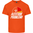 Altitude Problem Skydiving Freefall Funny Mens Cotton T-Shirt Tee Top Orange