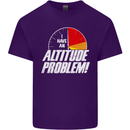 Altitude Problem Skydiving Freefall Funny Mens Cotton T-Shirt Tee Top Purple