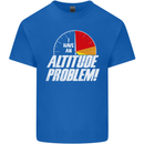 Altitude Problem Skydiving Freefall Funny Mens Cotton T-Shirt Tee Top Royal Blue