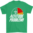 Altitude Problem Skydiving Freefall Funny Mens T-Shirt Cotton Gildan Irish Green