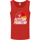 Altitude Problem Skydiving Freefall Funny Mens Vest Tank Top Red