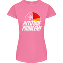 Altitude Problem Skydiving Freefall Funny Womens Petite Cut T-Shirt Azalea
