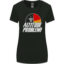 Altitude Problem Skydiving Freefall Funny Womens Wider Cut T-Shirt Black