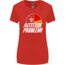 Altitude Problem Skydiving Freefall Funny Womens Wider Cut T-Shirt Red