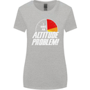 Altitude Problem Skydiving Freefall Funny Womens Wider Cut T-Shirt Sports Grey