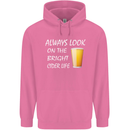 Always Look on the Bright Cider Life Funny Mens 80% Cotton Hoodie Azelea