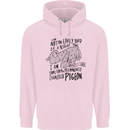 Always Tired Fatigued Exhausted Pigeon Funny Childrens Kids Hoodie Light Pink