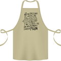Always Tired Fatigued Exhausted Pigeon Funny Cotton Apron 100% Organic Khaki