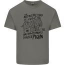 Always Tired Fatigued Exhausted Pigeon Funny Kids T-Shirt Childrens Charcoal