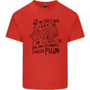Always Tired Fatigued Exhausted Pigeon Funny Kids T-Shirt Childrens Red