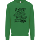 Always Tired Fatigued Exhausted Pigeon Funny Mens Sweatshirt Jumper Irish Green