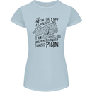 Always Tired Fatigued Exhausted Pigeon Funny Womens Petite Cut T-Shirt Light Blue