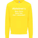 Alzheimers Been There Can't Remember Funny Kids Sweatshirt Jumper Yellow