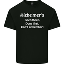 Alzheimers Been There Can't Remember Funny Mens Cotton T-Shirt Tee Top Black