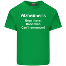 Alzheimers Been There Can't Remember Funny Mens Cotton T-Shirt Tee Top Irish Green