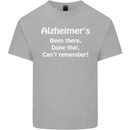 Alzheimers Been There Can't Remember Funny Mens Cotton T-Shirt Tee Top Sports Grey