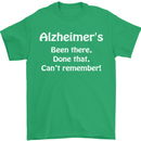 Alzheimers Been There Can't Remember Funny Mens T-Shirt Cotton Gildan Irish Green