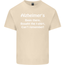 Alzheimers Been There Funny Slogan Mens Cotton T-Shirt Tee Top Natural