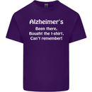 Alzheimers Been There Funny Slogan Mens Cotton T-Shirt Tee Top Purple