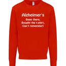 Alzheimers Been There Funny Slogan Mens Sweatshirt Jumper Bright Red