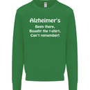 Alzheimers Been There Funny Slogan Mens Sweatshirt Jumper Irish Green