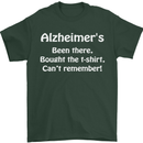 Alzheimers Been There Funny Slogan Mens T-Shirt Cotton Gildan Forest Green