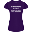 Alzheimers Been There Funny Slogan Womens Petite Cut T-Shirt Purple