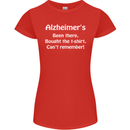 Alzheimers Been There Funny Slogan Womens Petite Cut T-Shirt Red