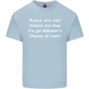 Alzheimers Cheese on Toast Funny Slogan Kids T-Shirt Childrens Light Blue