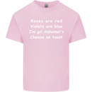 Alzheimers Cheese on Toast Funny Slogan Kids T-Shirt Childrens Light Pink