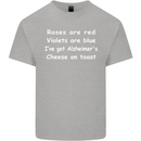 Alzheimers Cheese on Toast Funny Slogan Mens Cotton T-Shirt Tee Top Sports Grey