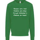 Alzheimers Cheese on Toast Funny Slogan Mens Sweatshirt Jumper Irish Green