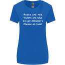 Alzheimers Cheese on Toast Funny Slogan Womens Wider Cut T-Shirt Royal Blue
