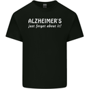 Alzheimers Just Forget About Funny Slogan Mens Cotton T-Shirt Tee Top Black