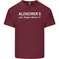 Alzheimers Just Forget About Funny Slogan Mens Cotton T-Shirt Tee Top Maroon
