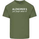 Alzheimers Just Forget About Funny Slogan Mens Cotton T-Shirt Tee Top Military Green