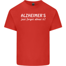 Alzheimers Just Forget About Funny Slogan Mens Cotton T-Shirt Tee Top Red