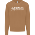 Alzheimers Just Forget About Funny Slogan Mens Sweatshirt Jumper Caramel Latte