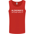 Alzheimers Just Forget About Funny Slogan Mens Vest Tank Top Red