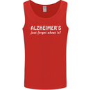 Alzheimers Just Forget About Funny Slogan Mens Vest Tank Top Red