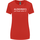 Alzheimers Just Forget About Funny Slogan Womens Wider Cut T-Shirt Red