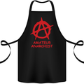 Amateur Anarchist Anarchism Activist Funny Cotton Apron 100% Organic Black