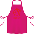 Amateur Anarchist Anarchism Activist Funny Cotton Apron 100% Organic Pink