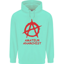 Amateur Anarchist Anarchism Activist Funny Mens 80% Cotton Hoodie Peppermint
