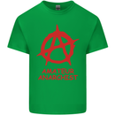 Amateur Anarchist Anarchism Activist Funny Mens Cotton T-Shirt Tee Top Irish Green
